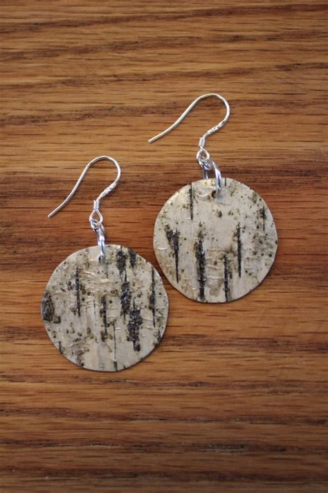 Birch Bark Earrings By MaineWoodsWaters On Etsy