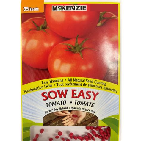 Mckenzie Sow Easy Seeds Tomato Better Boy Hybrid Scotts Nursery Ltd