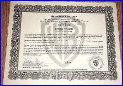 Daffy Duck Cel Warner Brothers Stork Naked Rare Hand Signed Friz Freleng Cell Rare Warner Bros