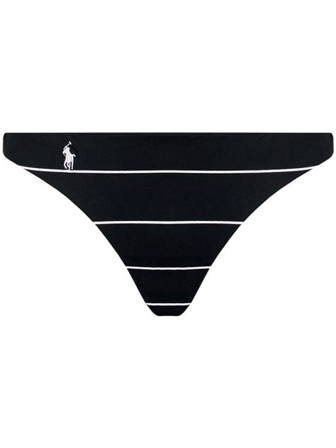 Polo Ralph Lauren Dół od bikini RL JP E Czarny Modivo pl