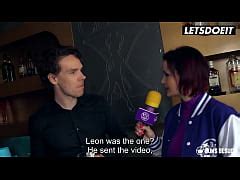 Busty Blonde Bitch Anike Ekina Loves To Fuck With Fans And This Time Gets Hard Banged The Way