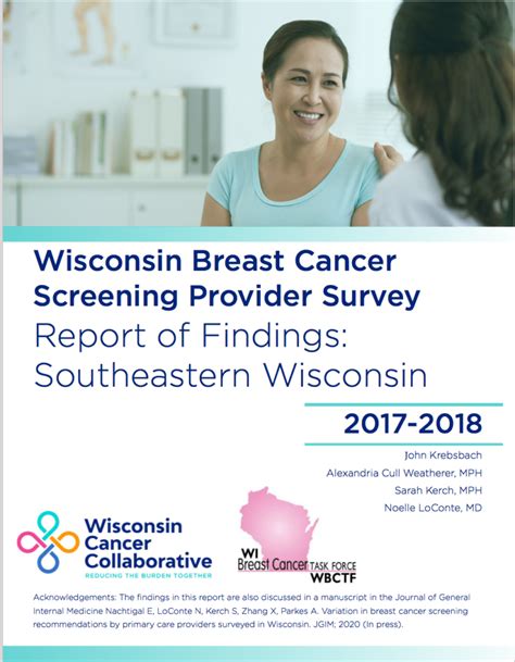 Breast Cancer Screening Provider Survey Wisconsin Cancer Collaborative