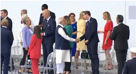 France Celebrates Narendra Modi Of India At Bastille Day Extravaganza