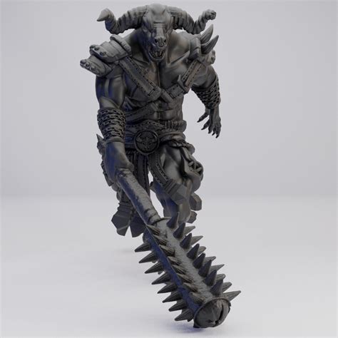 Hot Goblin ミノタウロス冒険者メイス フィギュア ホットゴブリン TRPG