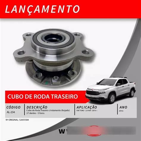 Cubo De Roda Traseiro Fiat Toro Al234 Ima