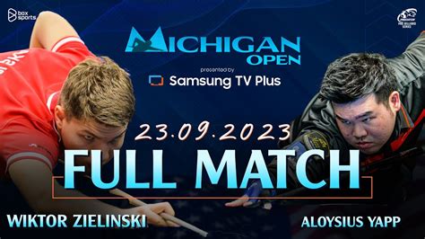 Full Match Wiktor Zielinski Vs Aloysius Yapp Michigan Open