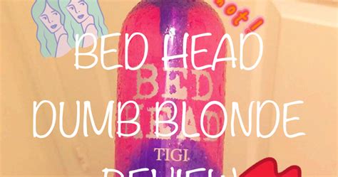 Bed Head Dumb Blonde Shampoo Review