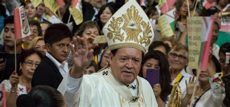 Norberto Rivera Present Su Renuncia Al Papa Confirma Arquidi Cesis