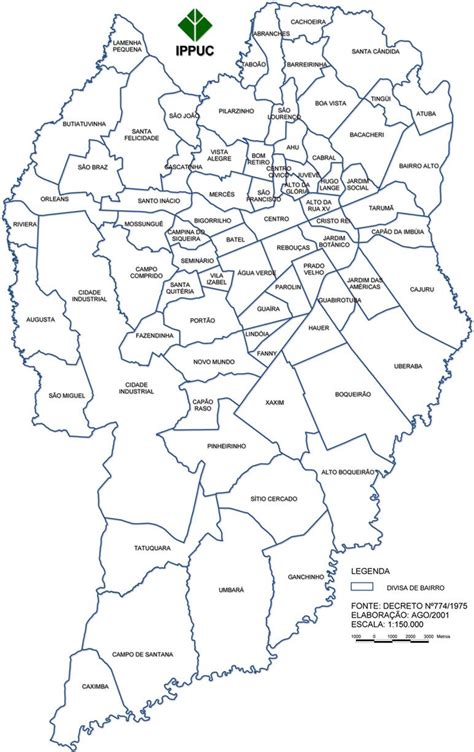 Curitiba Mapa - Mapa Mundi