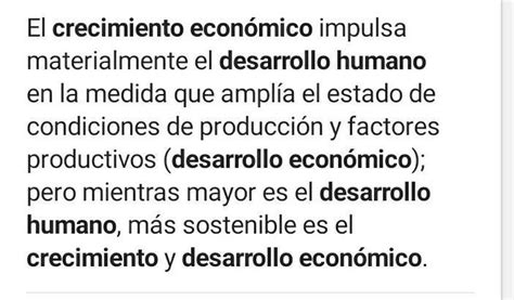 Que Diferencia Hay Entre Desarrollo Economico Y Desarrollo Humano