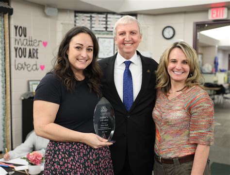 Mrs. Rulli wins PHM Impact Award - Horizon Elementary School