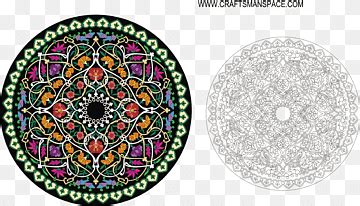 Baixar Círculo de flores mandala png PNGWing