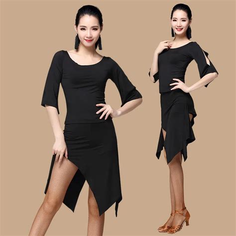 Latin Dance Costumes New Suit Female Adult Costume Practice Clothes
