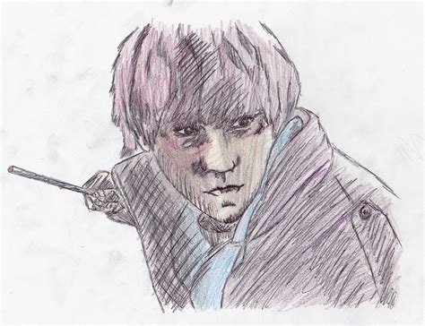 Ron Weasley Colouring Pencil And Pen By Potterpenseive On Deviantart