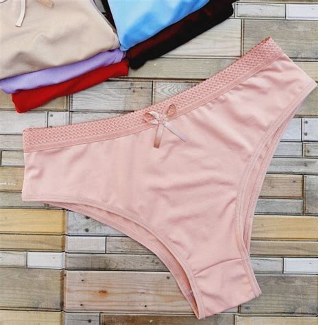 Calcinha feminina kit c peças conforto Elástico Largo na Cintura Calcinhas Calsinha lingerie