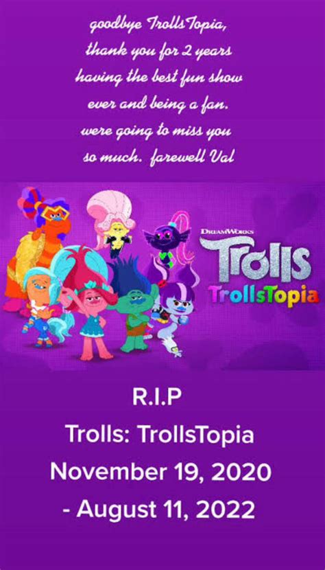 R.I.P Trollstopia (2020 - 2022) by leianna16 on DeviantArt