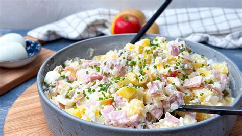 Tassen Salat Rezept Schneller Partyklassiker Einfach Ohne Abmessen