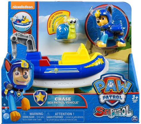 Paw Patrol Sea Patrol Chase Vehicle Figure Sea Patrol Vehicle Spin Master - ToyWiz