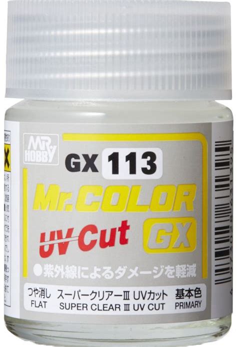 Mr Color Gx Ml Flat Clear Iii Uv Cut Harrastekauppa Hobbylinna