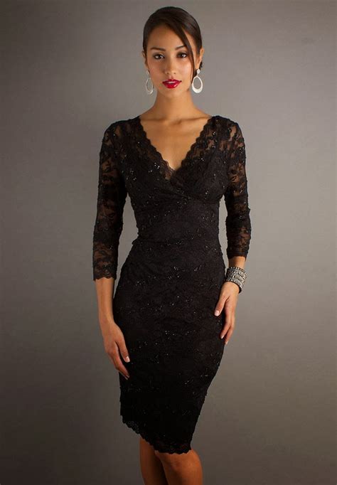 Black Lace Dress Picture Collection | DressedUpGirl.com