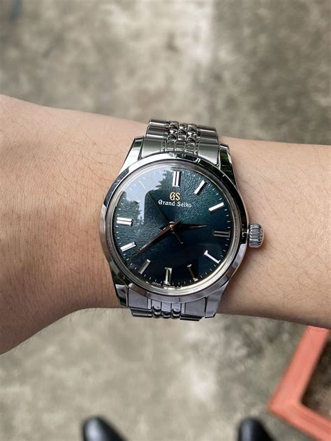 Grand Seiko Sbgw255 Jade Thong Sia Edition Beads Of Rice Bracelet