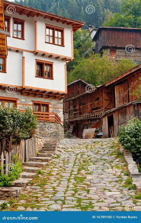 Old village houses stock photo. Image of country, porch - 16789100