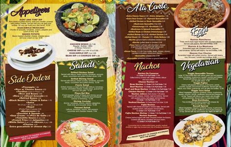 Online Menu Of El Guadalajara Restaurant Russell Springs Kentucky