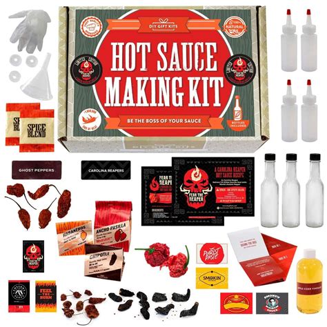 DIY Gift Kits The Original Carolina Reaper Hot Sauce Making Kit All Inclusive Set To Make The