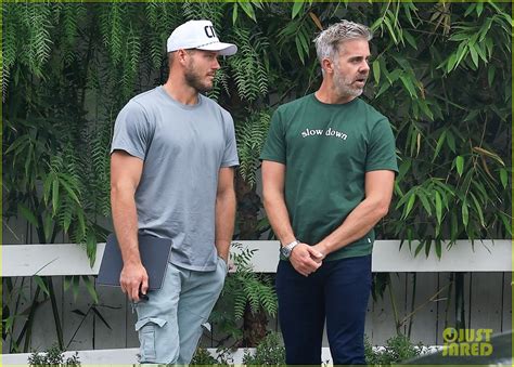 Colton Underwood Husband Jordan C Brown Grab Lunch In WeHo After