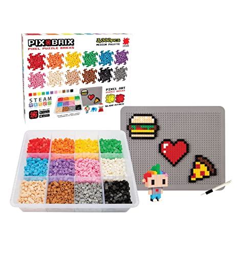 Pix Brix Pixel Art Puzzle Bricks Piece Pixel Art Want It All