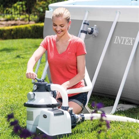 Intex 26652 Pompa A Sabbia - Flusso D'acqua: 12,000 L/H, Flusso Di ...
