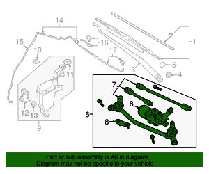 28800 3AN1A Motor Linkage 2012 2019 Nissan Versa Nissan OEM