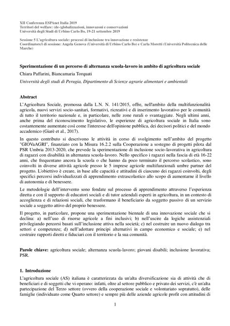 PDF Valutazione Del Benessere Individuale In Un Percorso Di