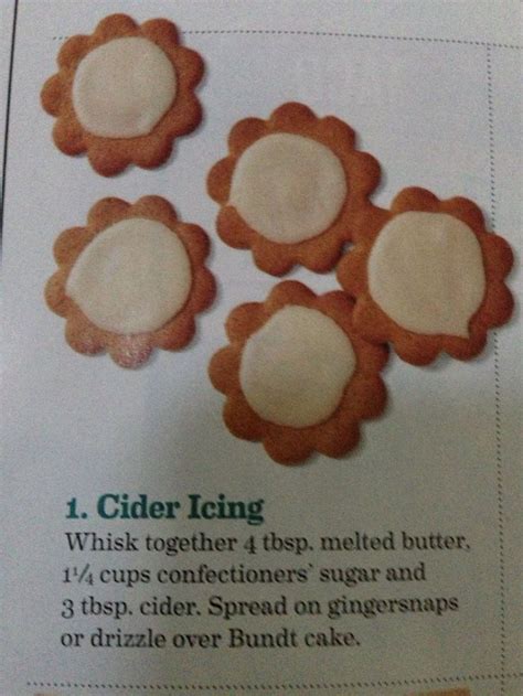 Apple Cider Icing Every Day With Rachel Ray Magazine October