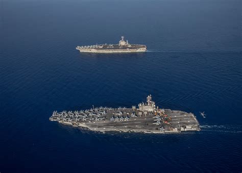 We Have The Watch George H W Bush Carrier Strike Group Relieves Harry S Truman Carrier Strike