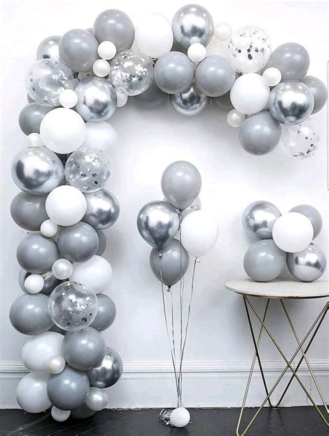 79pcs Grey Balloon Arch Wedding Garland Balloon Arch Kit Etsy