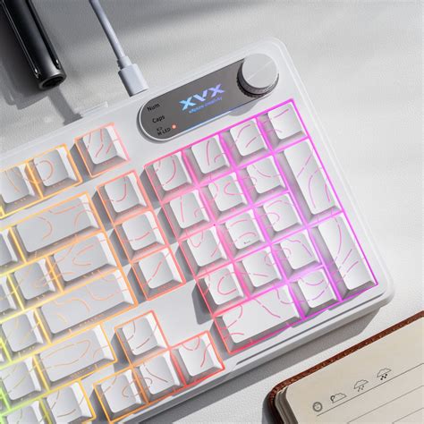 GamaKay Freewolf M96 vs XVX K98 Silent Key Membrane Topography pattern