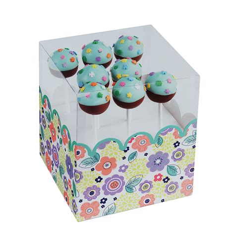 Caja Para Cake Pops Primavera Comprar Online My Karamelli