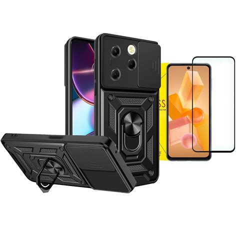 Etui Camshield Ring Do Infinix Hot Pro Czarne A J Sklep