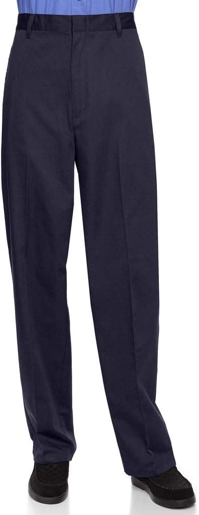 Aka Half Elastic Wrinkle Free Flat Front Men S Slacks Relaxed Fit