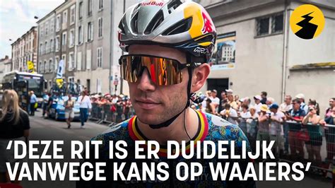 Wout Van Aert Voelt Zich Iets Beter Deze Rit Is Er Duidelijk Ingelegd