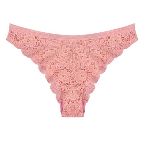 Bikini Simply Basic Talla G de Encaje con Elástico Rosa para Mujer Walmart