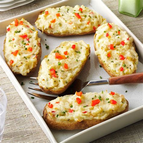 Fancy Baked Potatoes Recipe Taste Of Home