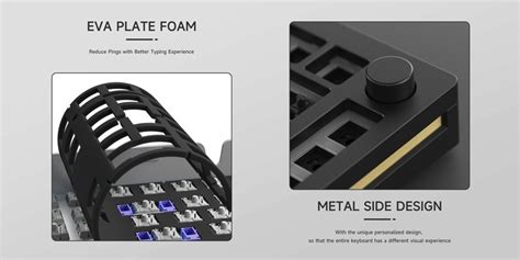 Akko Monsgeek M Diy Kit Rgb Hot Swappable Barebone Version Mechanical Keyboard Cnc Metal