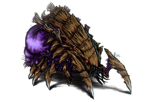 zerg infestor mythical creatures fantasy starcraft zerg creature design