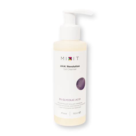 Гель для умывания с гликолевой кислотой Mixit AHA! Revolution Gel ...