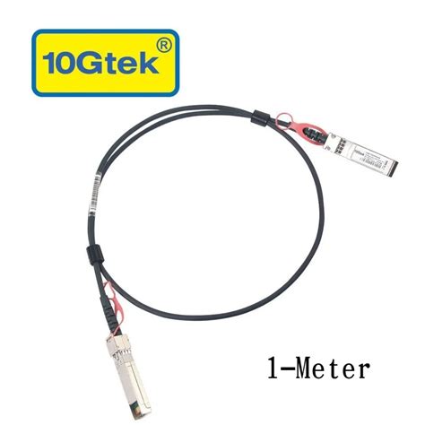 10Gtek for SFP H10GB ACU1M 10G SFP+ DAC Cable 10GBase CR 1M Active ...