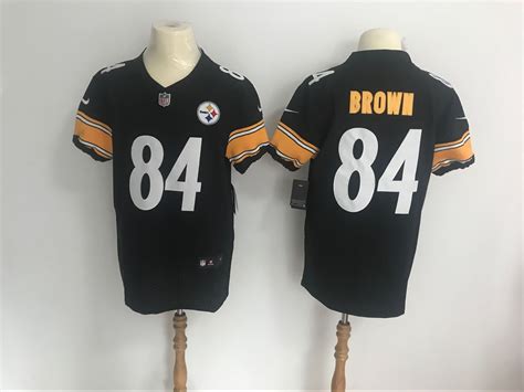 Men S Pittsburgh Steelers 84 Antonio Brown Black Vapor Untouchable