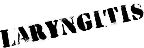 Laryngitis Rubber Stamp Royalty Free Vector Image