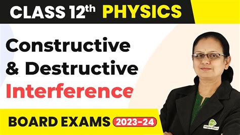 Conditions For Constructive And Destructive Interference Wave Optics